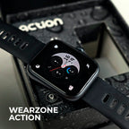 ACTION WEARZONE | Smartwatch Esportivo | A PROVA D'ÁGUA, GPS integrado e 7 Dias de Bateria