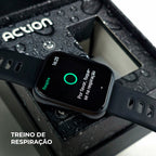ACTION WEARZONE | Smartwatch Esportivo | A PROVA D'ÁGUA, GPS integrado e 7 Dias de Bateria