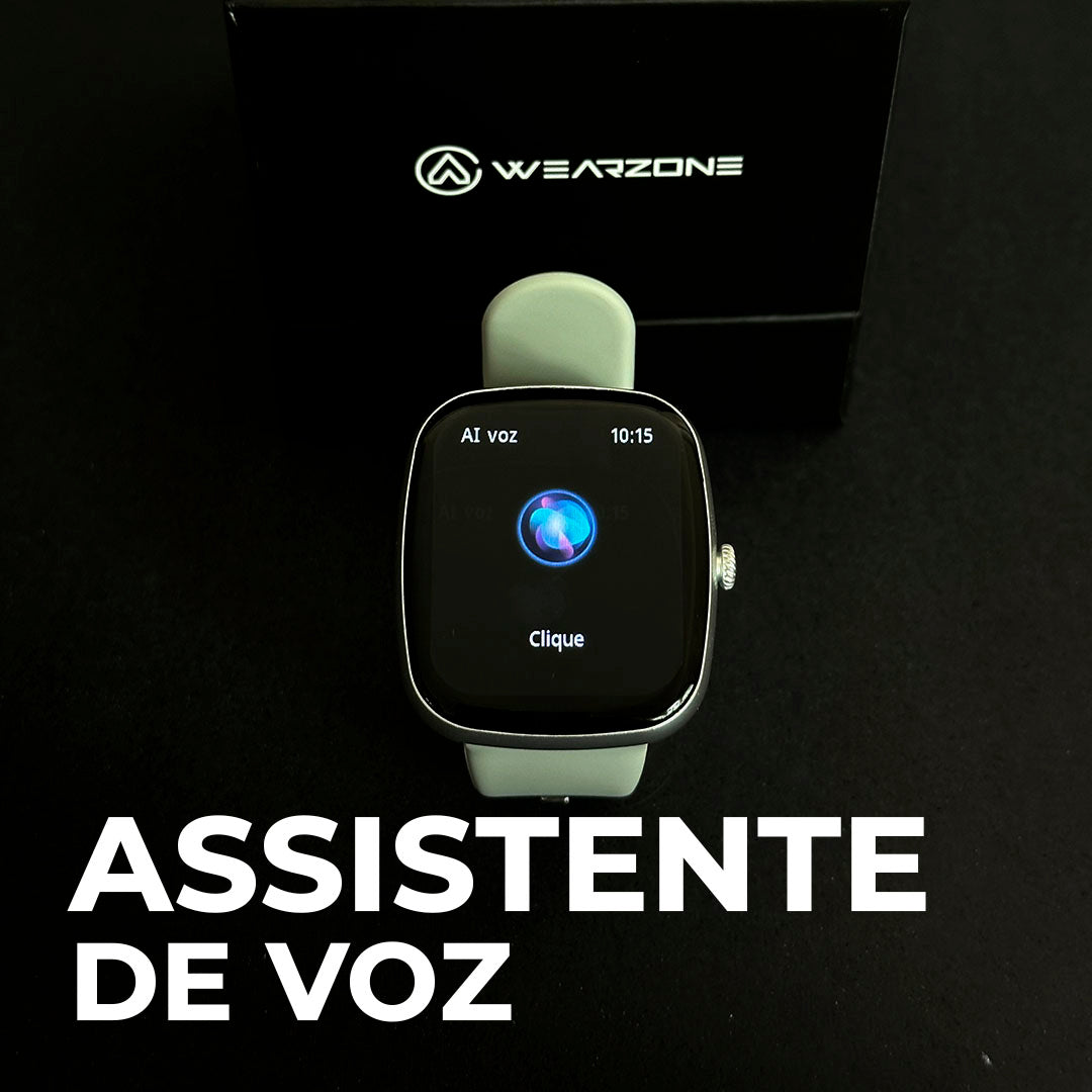 EASY | Smartwatch Inteligente | À Prova D'Água 1ATM | Bateria 7 Dias | Faz e Recebe Ligações