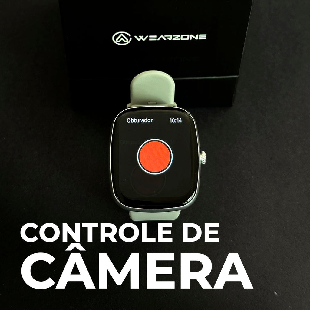 EASY | Smartwatch Inteligente | À Prova D'Água 1ATM | Bateria 7 Dias | Faz e Recebe Ligações