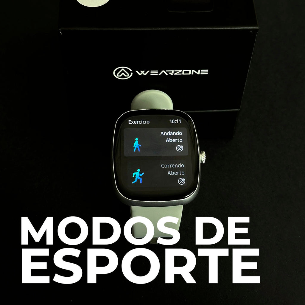 EASY | Smartwatch Inteligente | À Prova D'Água 1ATM | Bateria 7 Dias | Faz e Recebe Ligações