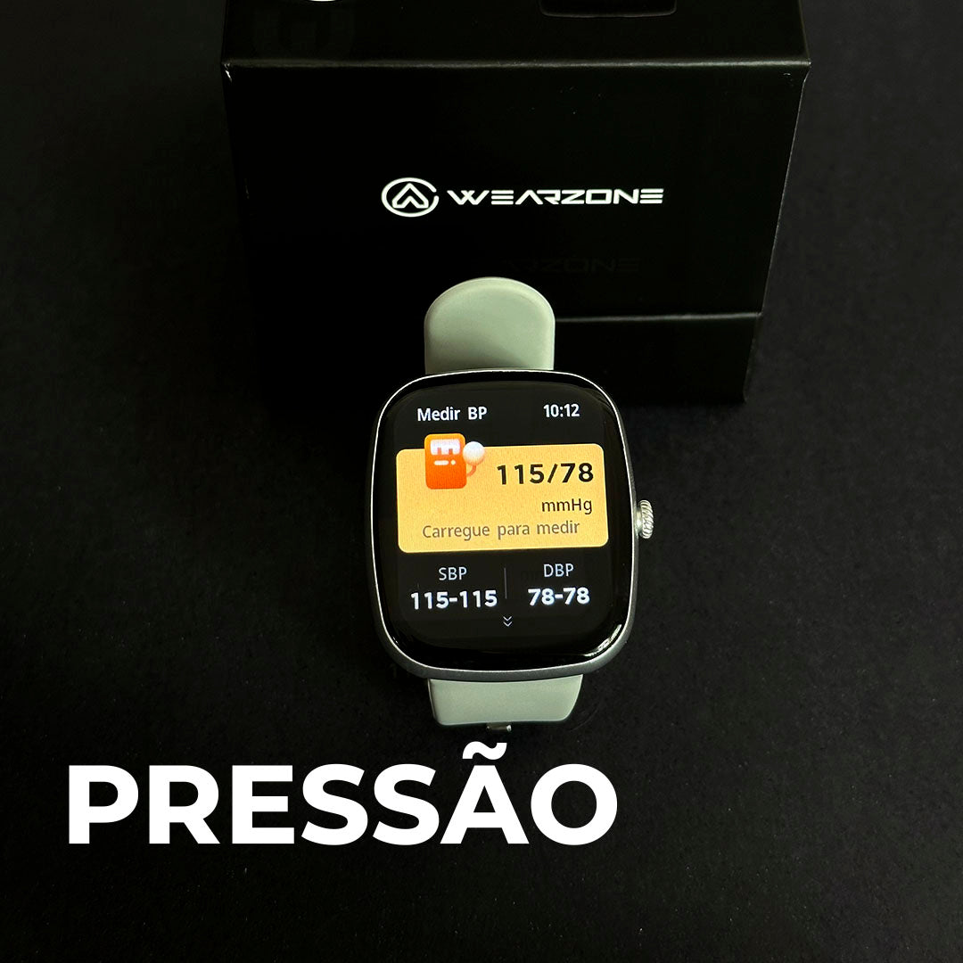 EASY | Smartwatch Inteligente | À Prova D'Água 1ATM | Bateria 7 Dias | Faz e Recebe Ligações