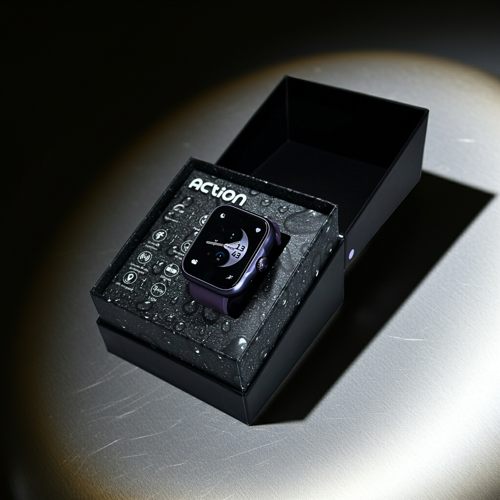 ACTION WEARZONE | Smartwatch Esportivo | A PROVA D'ÁGUA, GPS integrado e 7 Dias de Bateria