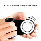 Luz de enchimento de telemóvel, amplificador portátil de bluetooth, magsafe magnético portátil, pau de selfie, lanterna de bolso de bolso