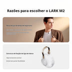 LARK M2 | Microfone de Lapela Sem Fio | Redução de Ruído AI | Bluetooth | Gravação Profissional